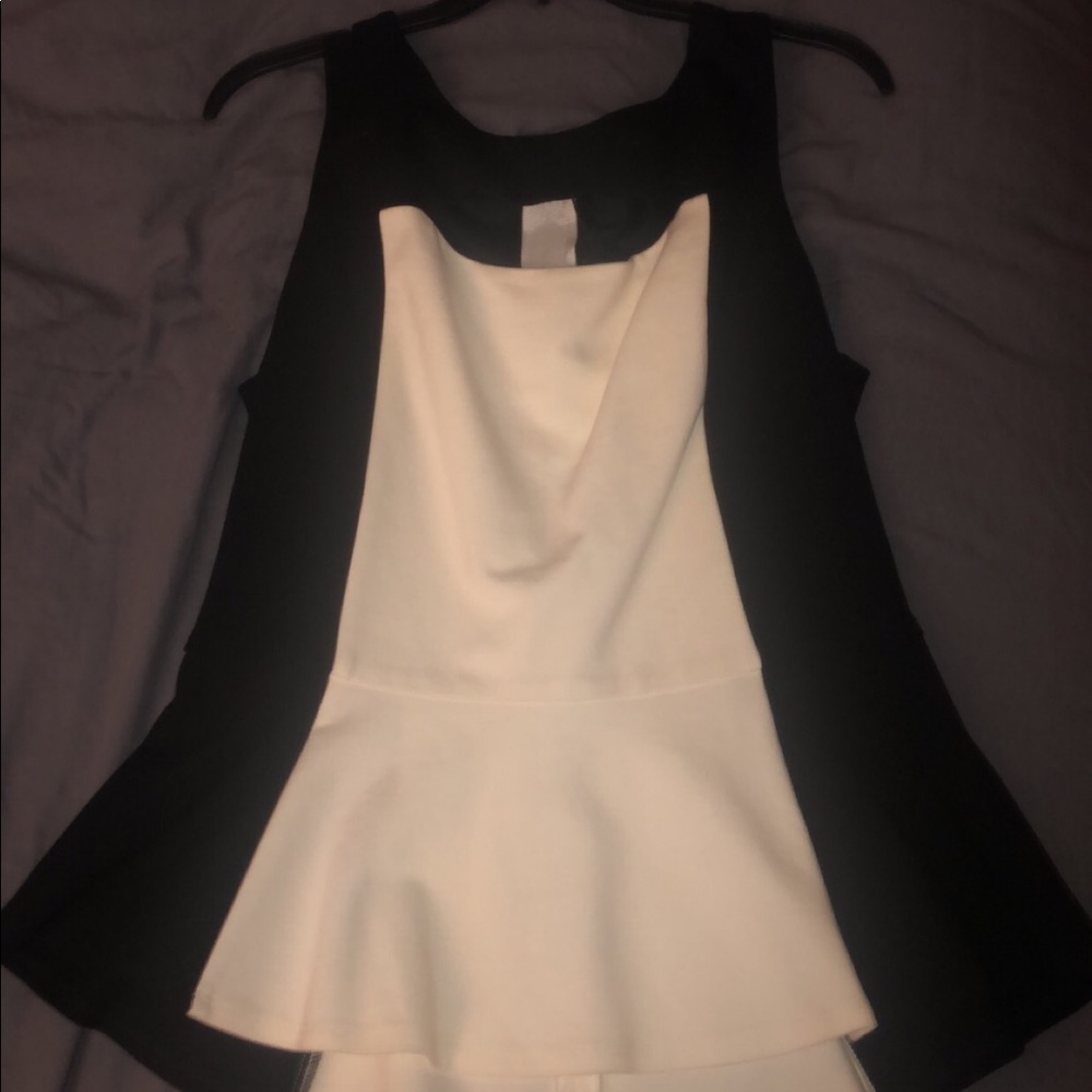Black and white top